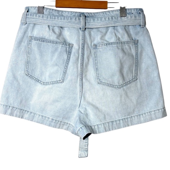 GAP Light Blue High Waist Women's Shorts - Picture 2 of 7